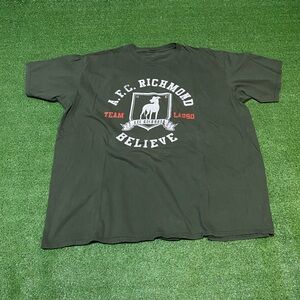 Team Ted Lasso AFC Richmond Believe Graphic T-Shirt Army Green Size 3XL